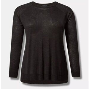 Torrid Tissue Weight Pullover Long Sleeve Sweater